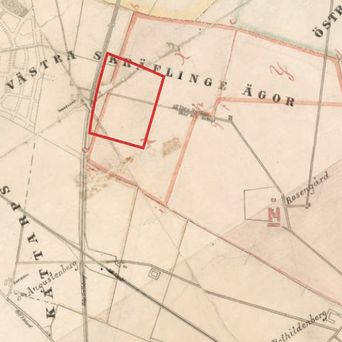 Rosengård 1906 karta